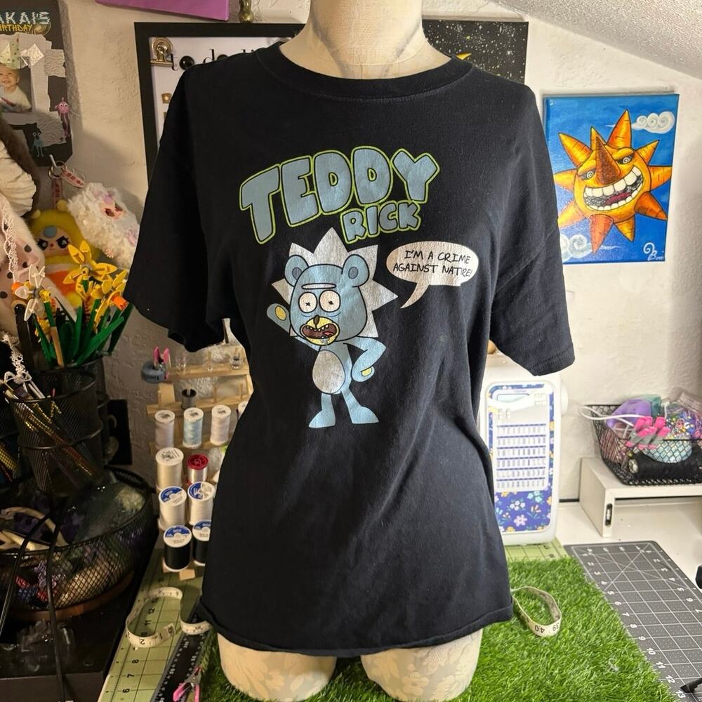 Rick and Morty Teddy Rick Tshirt
